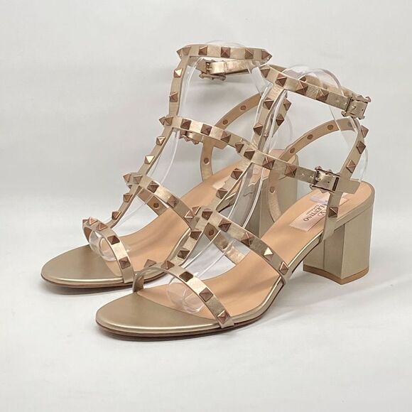 Valentino Garavani Rockstud Caged Leather Sandals size 40 - Picture 5 of 13